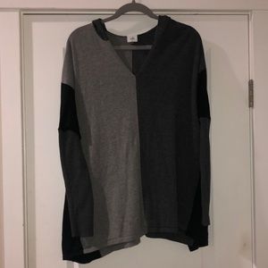 Tri color gray Cabi sweater